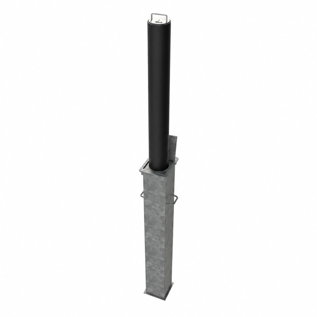 NB Black Heavy Duty Security Post - RRB/R8/GPC