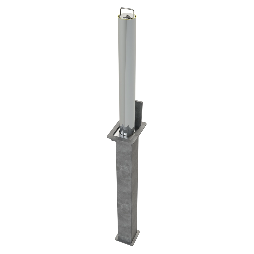 NB Stainless Steel Domestic Security Post - RRB/S4