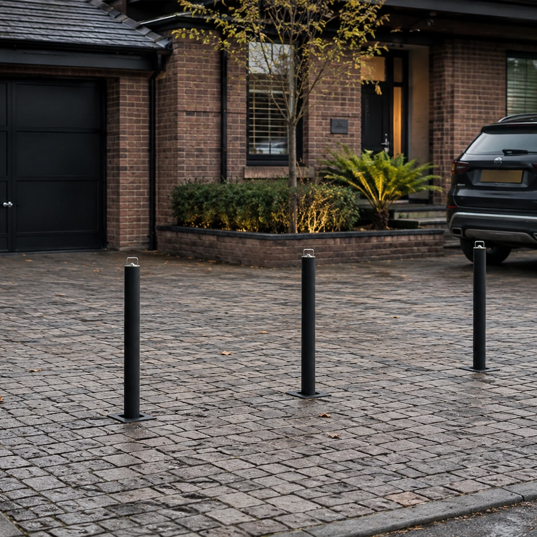 Photo of Three Security Bollards